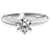 TIFFANY & CO. Bague de fiançailles solitaire diamant en platine I VS2 0.62 ctw  ref.1220994