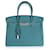 Hermès Hermes Verso Vert Bosphore & Bleu Ocean Togo Birkin 30 PHW Blu Pelle  ref.1221019