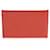 Hermès Capa para cartão Sienne Chévre Mysore Calvi Vermelho Laranja Couro  ref.1221123