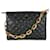Coussin de piel de cordero hinchada con monograma negro de Louis Vuitton Mm Cuero  ref.1221132