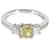 Autre Marque Fancy Intense Yellow Cushion Engagement Ring in Platinum VS1 1.31 ctw  ref.1221177