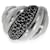 David Yurman Hampton Cable Ring With Black Diamonds in Sterling Silver 0.84 ctw  ref.1221197