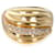 David Yurman Sculpted Cable Dome Ring in 18k yellow gold 0.49 ctw  ref.1221198
