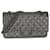 Timeless Chanel Grey Metallic Nubuck Medium Classic gefütterte Klappe Grau Metallisch Nubuk  ref.1221227