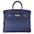 Hermès Taurillon Novillo Verso Bleu Saphir Gris Mouette Birkin 25 GHW Azul Couro  ref.1221228