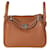 Hermès Gold Clemence Mini Lindy 20 PHW Brown Leather  ref.1221254