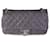 Timeless Chanel Purple Quilted Caviar Easy Flap Bag Lila Leder  ref.1221261