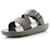 LOUIS VUITTON Monogram Sunbath Flat Mule Sandals T39 US Khaki Rubber  ref.1221299