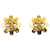 Timeless Chanel Logo CC Dourado Banhado a ouro  ref.1221302