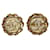 Timeless Chanel Logo CC Dourado Banhado a ouro  ref.1221315