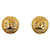 Timeless Logo Chanel CC D'oro Placcato in oro  ref.1221322