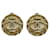 Timeless Logo Chanel CC D'oro Placcato in oro  ref.1221347