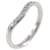 Tiffany & Co Curved band Silvery Platinum  ref.1221449
