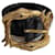 Prada Belts Black Golden Leather  ref.1221544