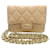 Timeless Chanel Matelassé Bege Couro  ref.1221571