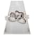 Tiffany & Co Triple Heart Silvery Silver  ref.1221664