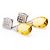 Autre Marque BRIOLE Orecchini con citrini e diamanti. Argento Giallo - vista 2