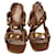 PRADA  Sandals T.eu 35 leather Camel  ref.1221739