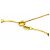 Autre Marque Gold, Collana con pendente in tormalina e corallo D'oro Arancione Verde oliva - vista 4