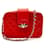 Chanel-Kamera Rot Leder  ref.1221948