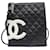 Chanel Cambon Negro Cuero  ref.1222096
