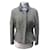 Chanel Tamanho da jaqueta com zíper frontal em mistura de lã cinza 38 fr  ref.1222137