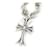 Chrome Hearts Cross Pendant Ball Chain Necklace Silvery Silver Metal  ref.1222187