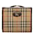 Burberry Haymarket Check French Purse Brown Cloth  ref.1222193