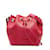 Gucci Diamante Leather Hilary Medium Bucket Bag 354229 Red Pony-style calfskin  ref.1222212