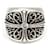 Chrome Hearts Floral Cross Ring Silvery Silver Metal  ref.1222227