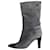 Chanel Stivali in pelle scamosciata grigi con punta a punta - taglia EU 36.5 Grigio Svezia  ref.1222402