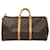 Keepall Louis Vuitton 2002 Portatutto con monogramma marrone 55 bag Tela  ref.1222425
