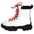Autre Marque White hike lace up boots - size EU 38 Polyurethane  ref.1222457