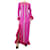 Autre Marque Vestido rosa magenta con pedrería brillante - talla UK 10 Púrpura Poliéster  ref.1222458