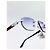 Occhiali da sole Cartier 12ème Art in acetato blu - vista 2