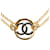 Gargantilha de corrente forrada Chanel Gold CC Dourado Metal Banhado a ouro  ref.1222502
