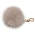 Fendi Gray Fur Pom-Pom Bag Charm Grey  ref.1222520