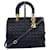 Dior Lady Dior grande con dos compartimentos Negro Lienzo  ref.1222563