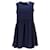 Vestido feminino Tommy Hilfiger com cintura franzida em poliéster azul  ref.1222589