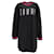 Tommy Hilfiger Robe pull à logo pour femme Coton Noir  ref.1222599