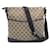 Gucci GG Canvas Crossbody Bag 145857 Brown Cloth  ref.1222633