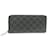 Louis Vuitton Damier Graphite Vertical Zippy Wallet N63095 Black Cloth  ref.1222662