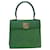 Céline CELINE Hand Bag Leather Green Auth bs11459  ref.1222728