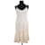 Burberry Linen dress White  ref.1222775