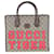 Gucci Beige GG Supreme Monogram Petit cabas supérieur Toile Marron  ref.1222805