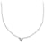 TIFFANY & CO. Elsa Peretti Diamond By The Yard Single Diamond Pendant in Silver  ref.1222809