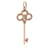 Tiffany & Co TIFFANY Y COMPAÑIA. Colgante de llave en 18k oro rosa 0.11 por cierto  ref.1222821