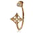 Louis Vuitton Idylle Blossom Diamantohrring in 18K Gelbgold 0.04 ctw Gelbes Gold  ref.1222842