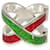 Gucci Web Red & Green Crossover Enamel Ring in  Sterling Silver  ref.1222853