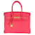 Hermès Hermes Clemence Rose Extreme Birkin 30 GHW Pink Leder  ref.1222871